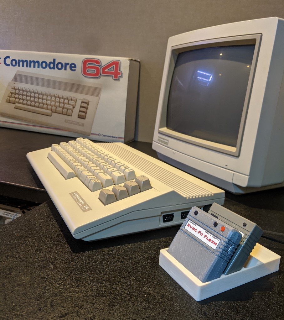 C64 Cartridge Holder / Organizer by hag | Download free STL model ...