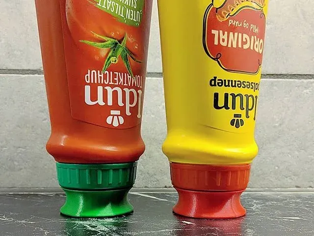 Stålokk til Idun Ketchup og Sennep (Standing Lid for Idun Ketchup)