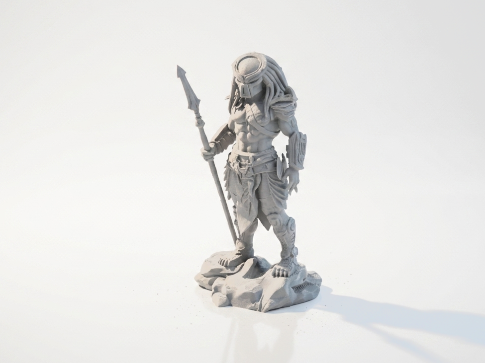 Predator Warrior Statue Movies & TV 3D Printable