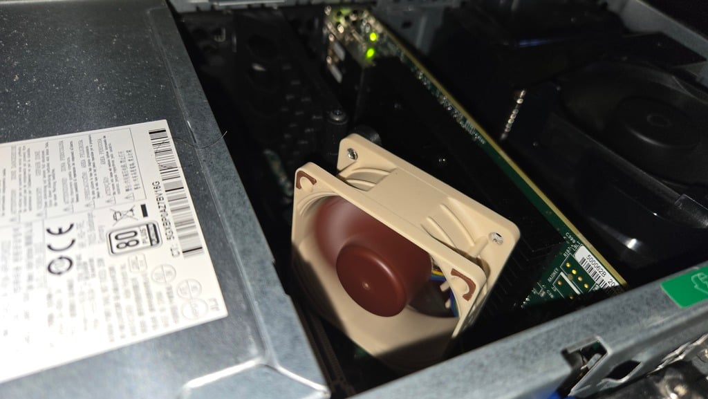 Low Profile Expansion Slot 60mm Fan Mount. 3D model