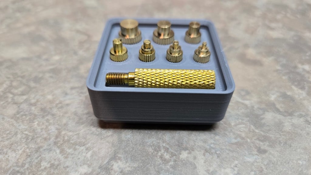 Heat Set Insert Holder Gridfinity. 3D model