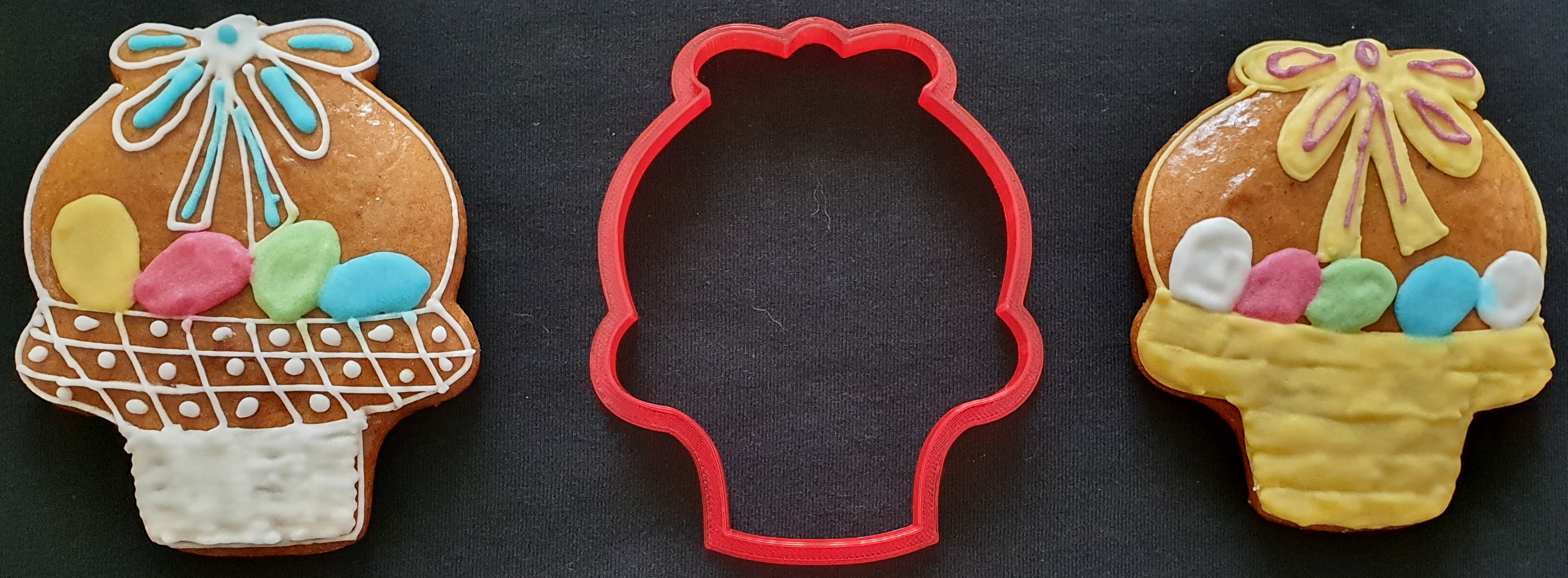 Miniatura 2 do modelo 3D Easter egg basket cookie cutter