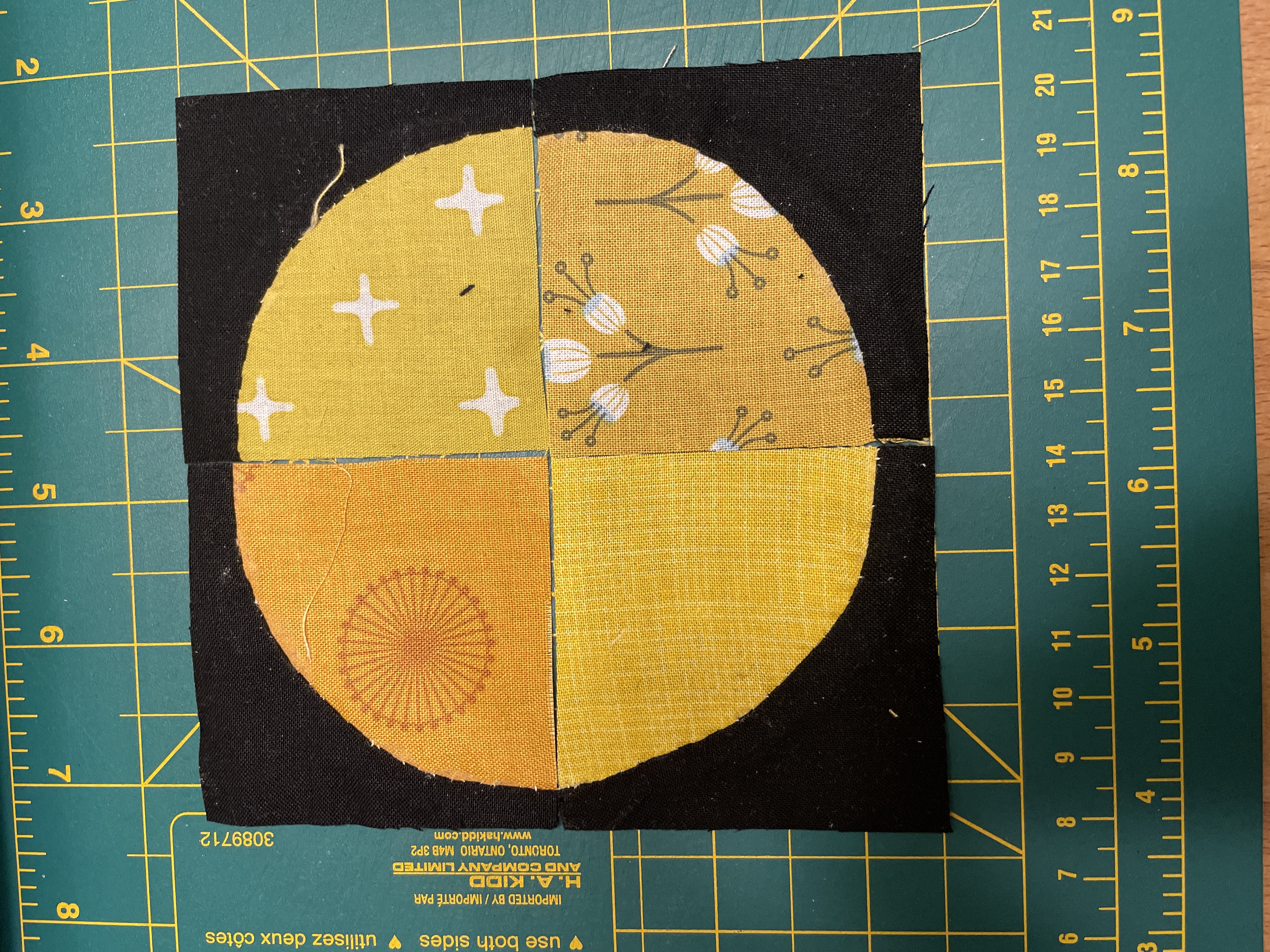 Drunkard's Path Quilting Templates