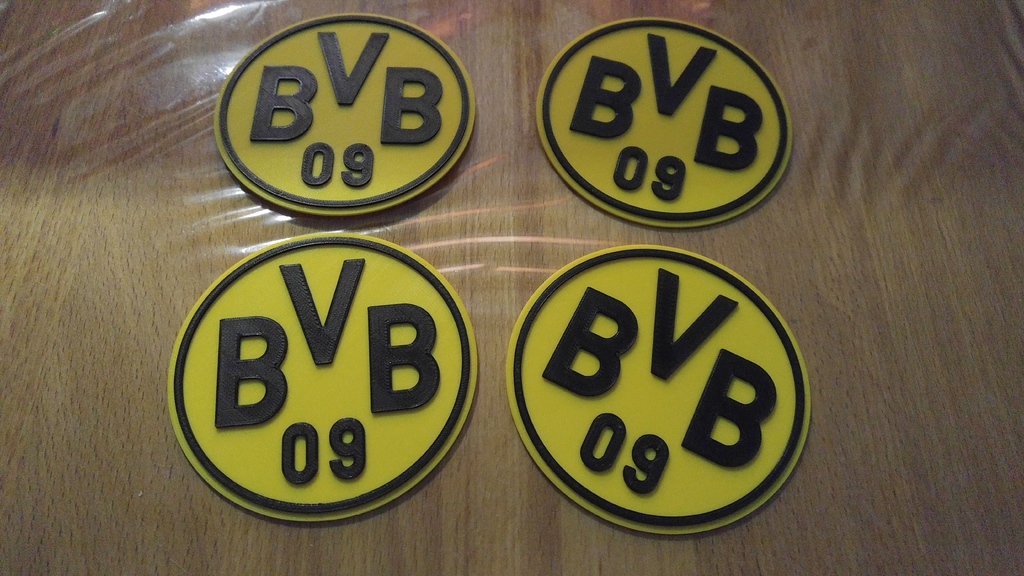 BVB Borussia Dortmund Drink Coaster / Beermat by Kawuezel | Download ...