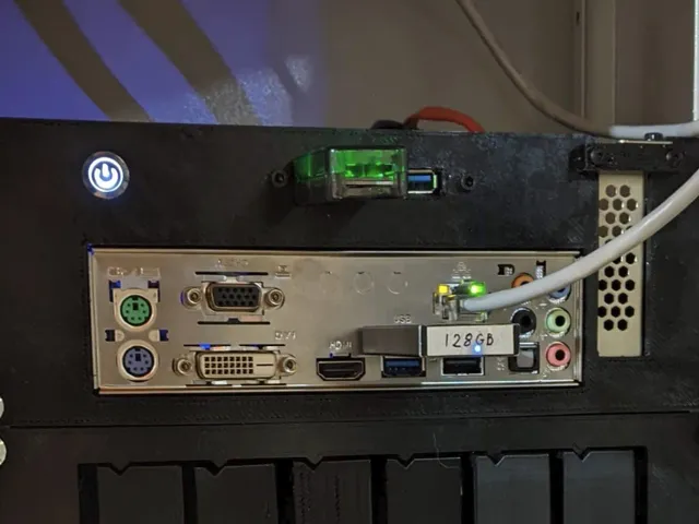 Mini ITX case for 10 inch rack