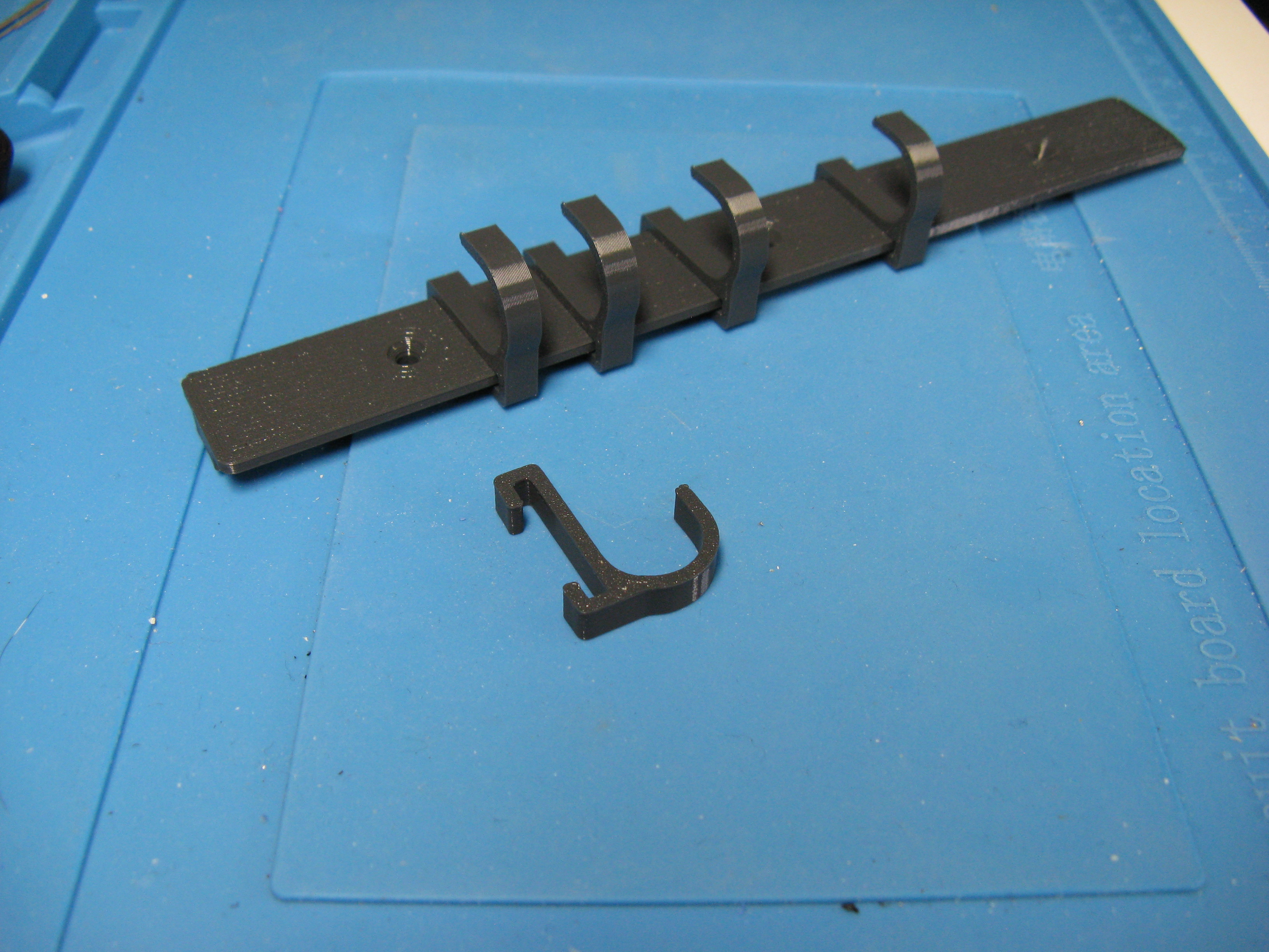 Rail system for hooks or something more.