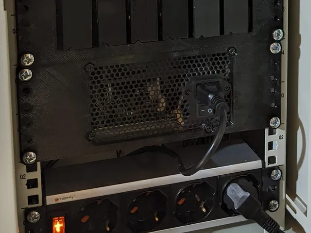 ATX PSU bracket for 10 inch rack