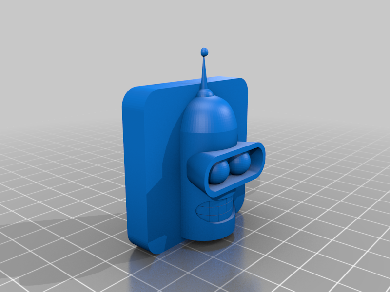 Bender Ender 3 QR Cap Von DroidKid Kostenloses STL Modell Herunterladen Printables