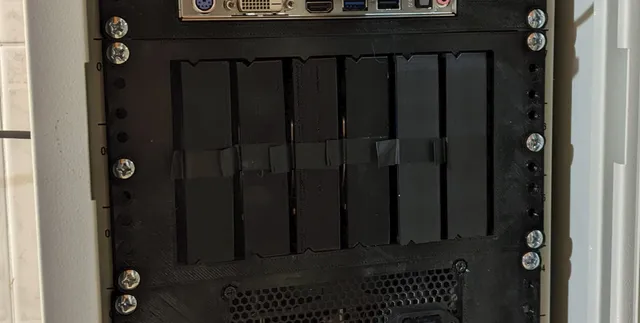 HDD cage for 10 inch rack