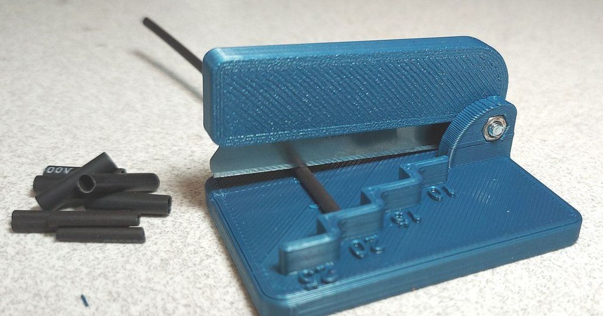 Shrink Tubing Cutter 1025mm by 3DMuc Download free STL model