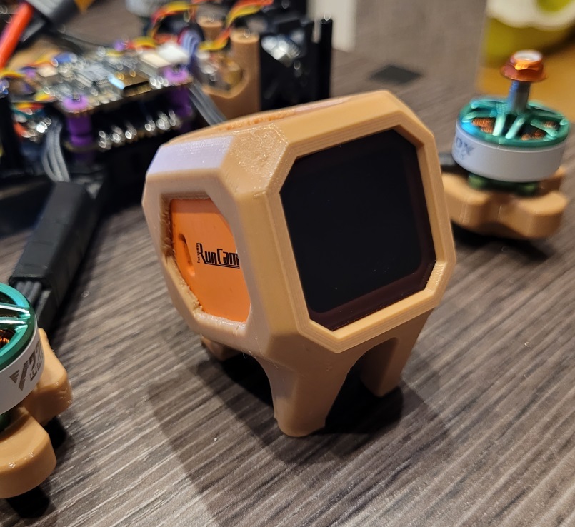 TBS Source one V5 - Runcam 5 mount (15° to 35°) 3D model