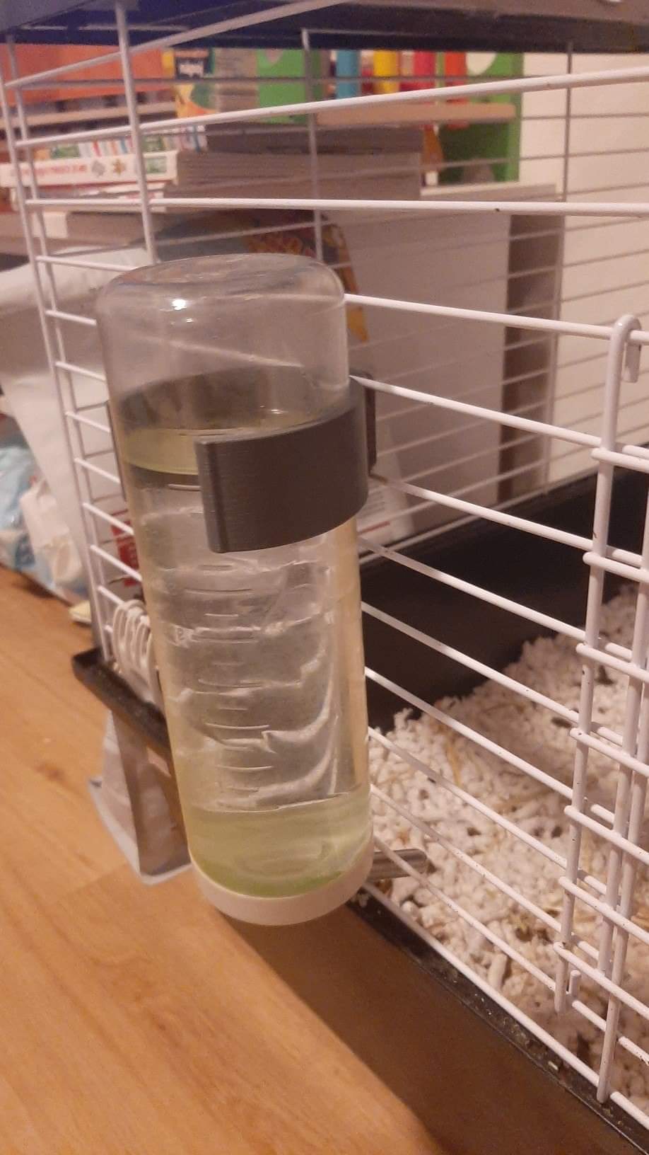 Guinea pig water container holder