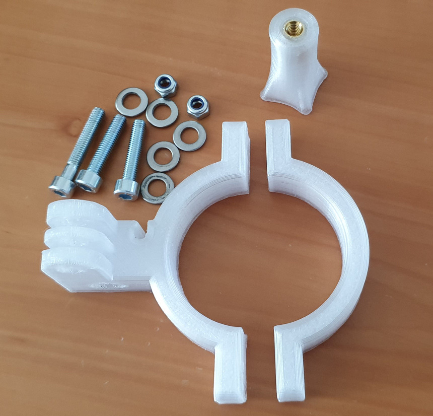 Harley Davidson Action Cam Mount / Halterung - 41mm / 49mm Gabel / Fork (GoPro, ApexCam, Akaso, DJI, etc.)
