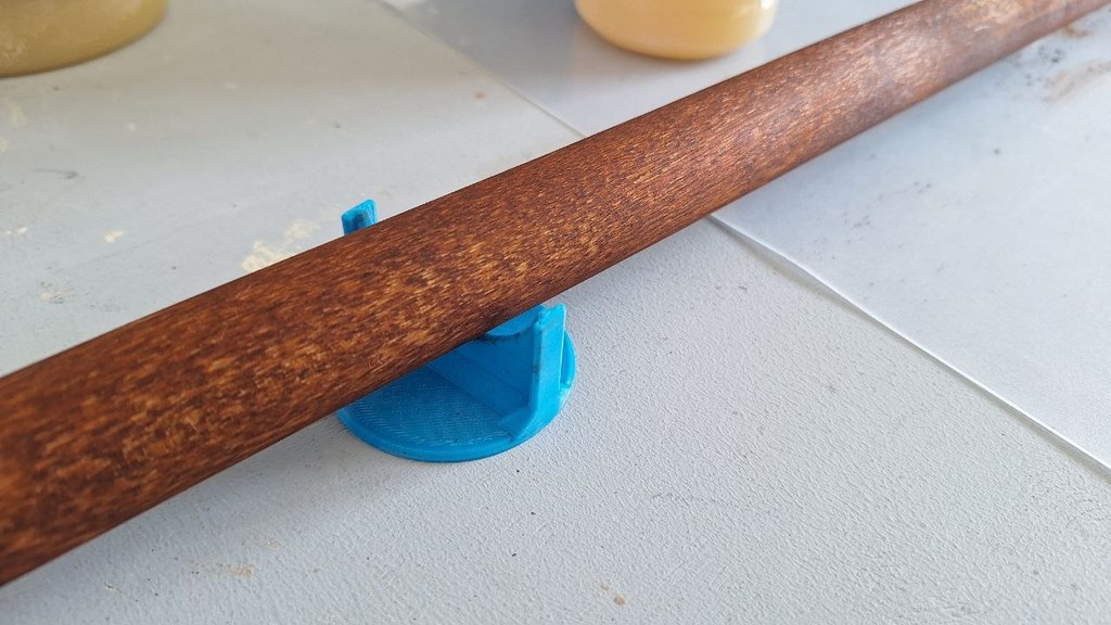 Dowel/pipe painting stand support 3D model