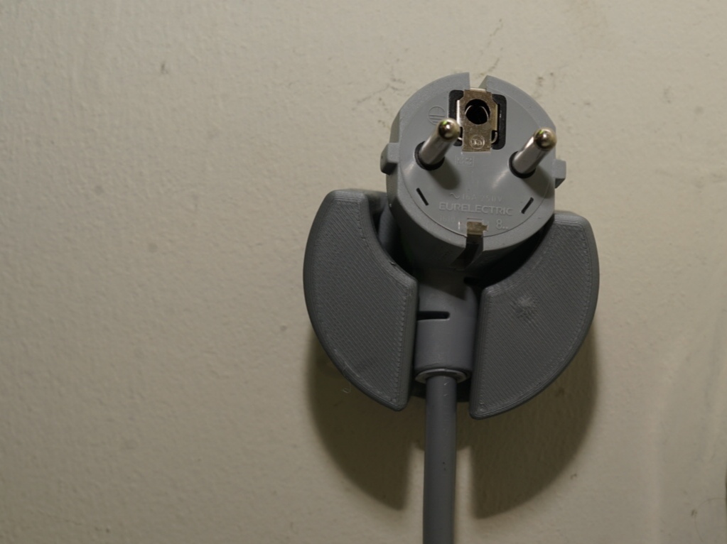 Support prise - power plug support