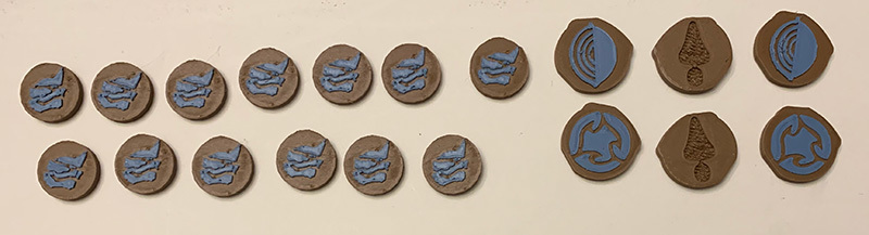 Spirit Island 2 color Shifting Memory of Ages presence token