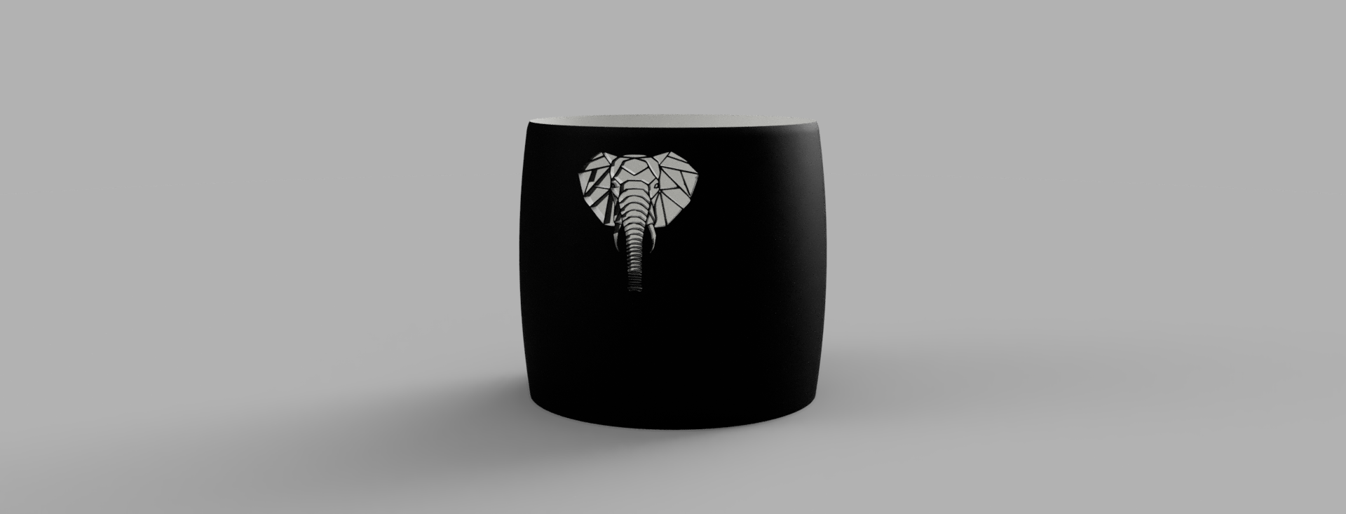 Vase à fleurs éléphant
