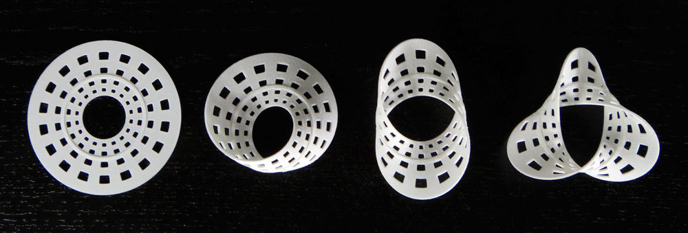 Twisted strip surfaces