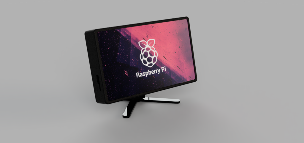 10 inch Displaycase for Rasperry PI 3D model