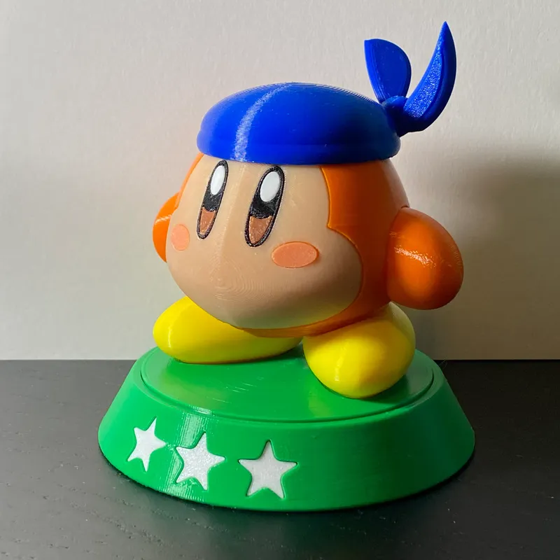 STL file Kirby and King Dedede Kirby and the Forgotten Land Figure 🤴・3D  printing design to download・Cults