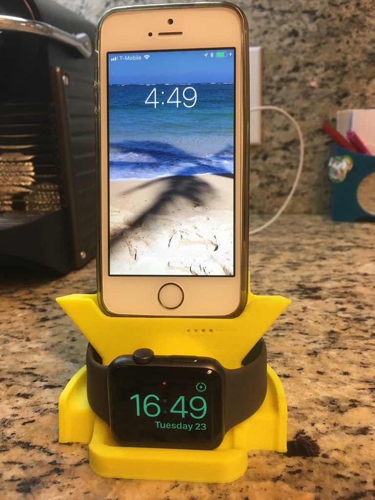 iPhone and Watch Dock