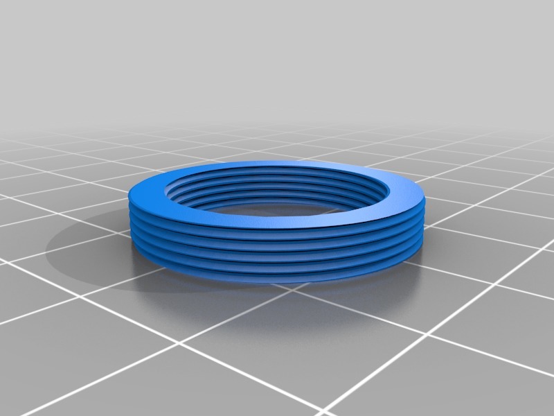 D Mount to C Mount Adapter by jjbunn Download free STL model