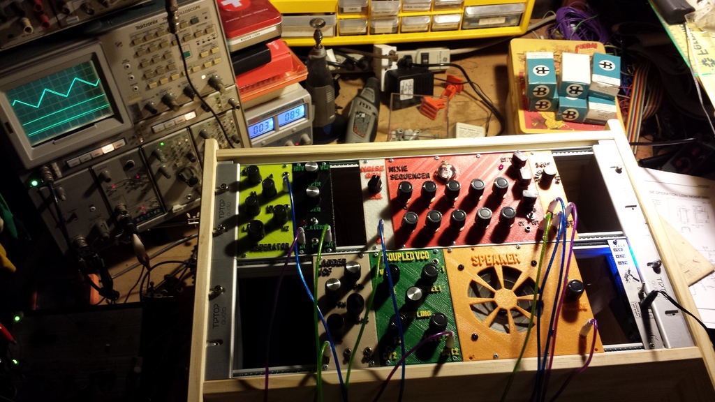 Eurorack faceplates for Nixie Sequencer etc.