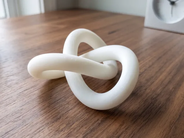 Torus Knot Sculpture Desk Toy