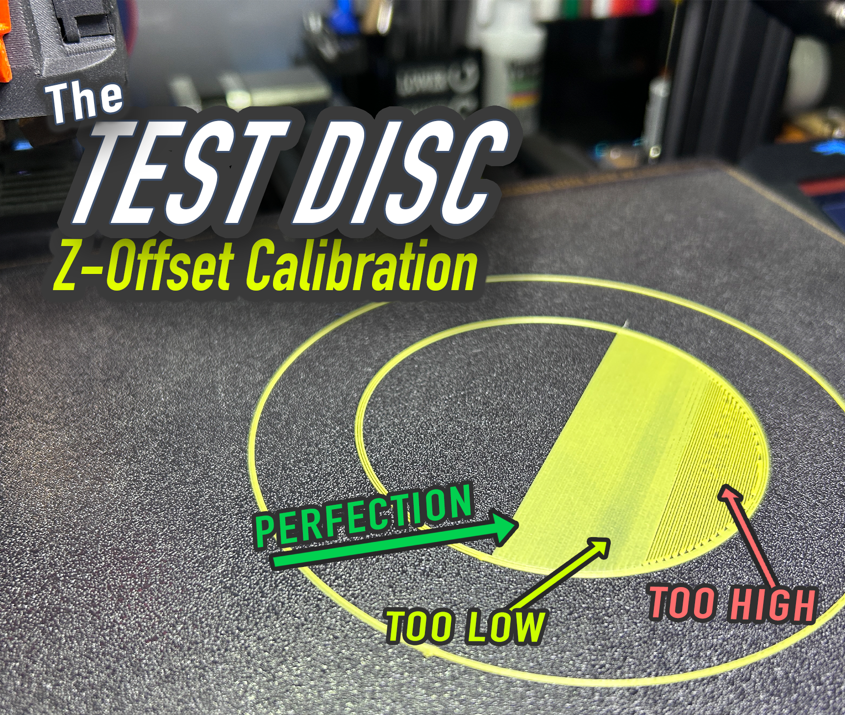 THE TEST DISC | Z-Offset Calibration Disc