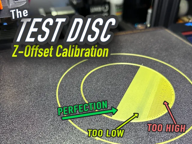THE TEST DISC | Z-Offset Calibration Disc