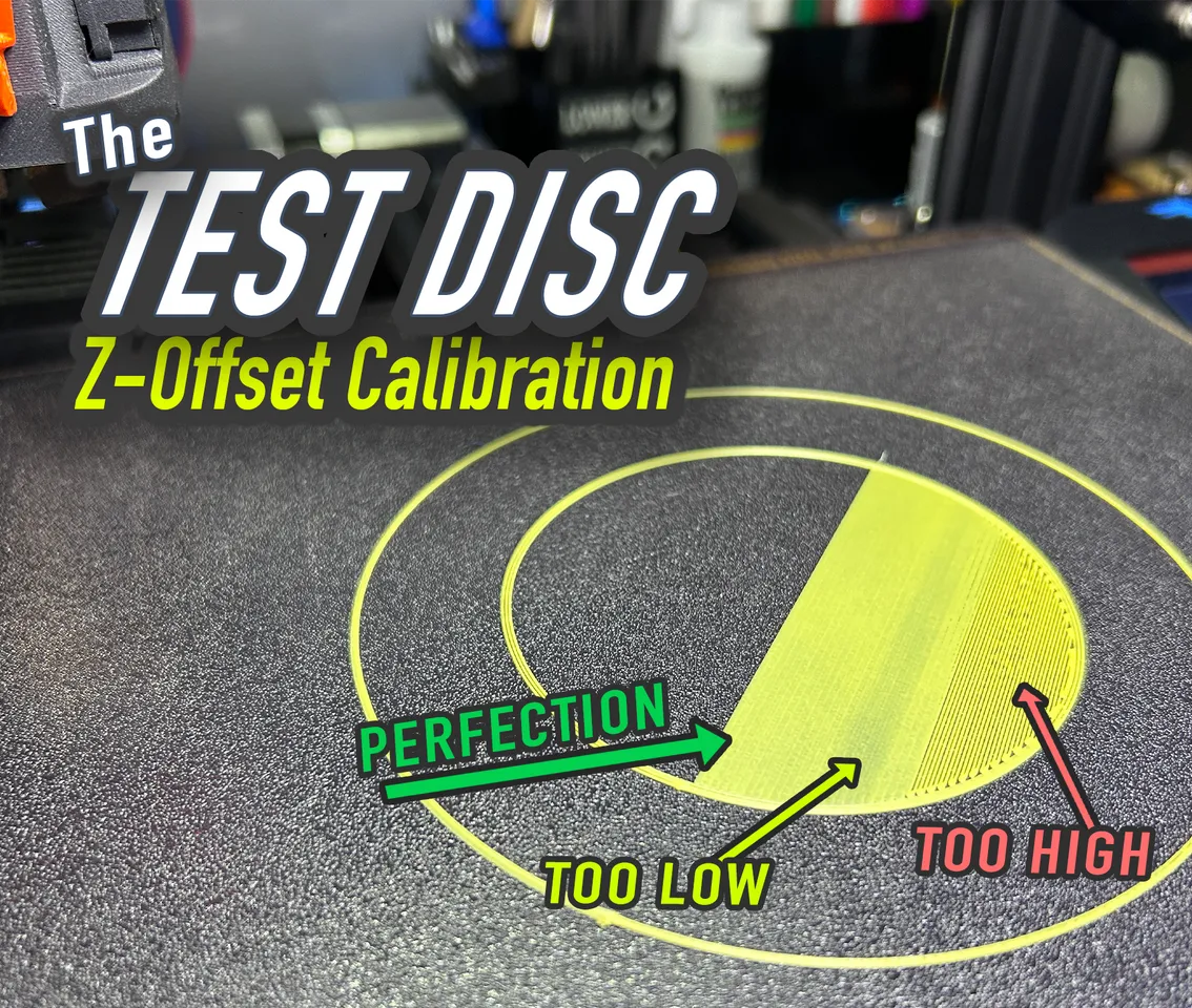 THE TEST DISC | Z-Offset Calibration Disc por K2_Kevin | Descargar modelo  STL gratuito 