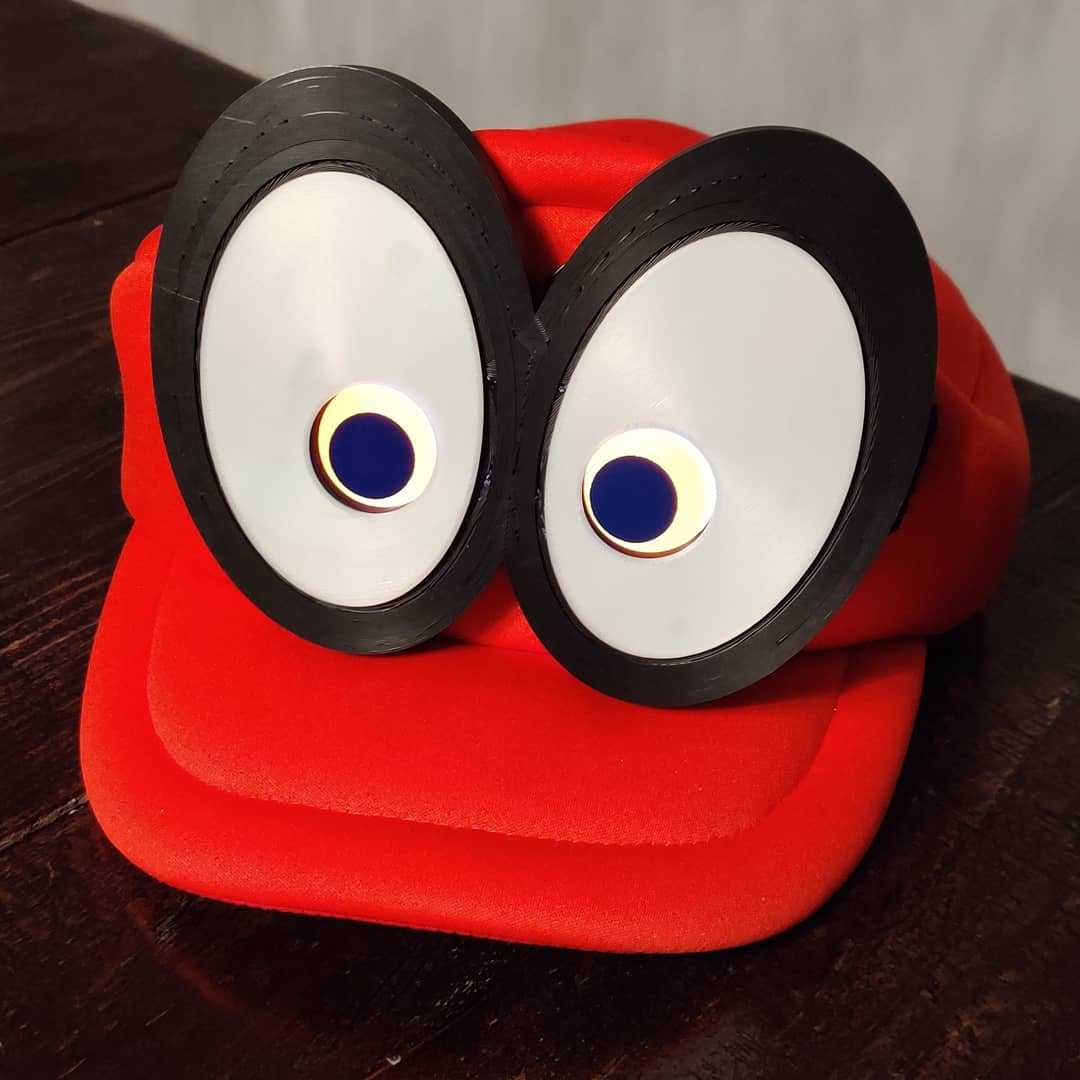 Mario Cappy Larger Animated Eyes