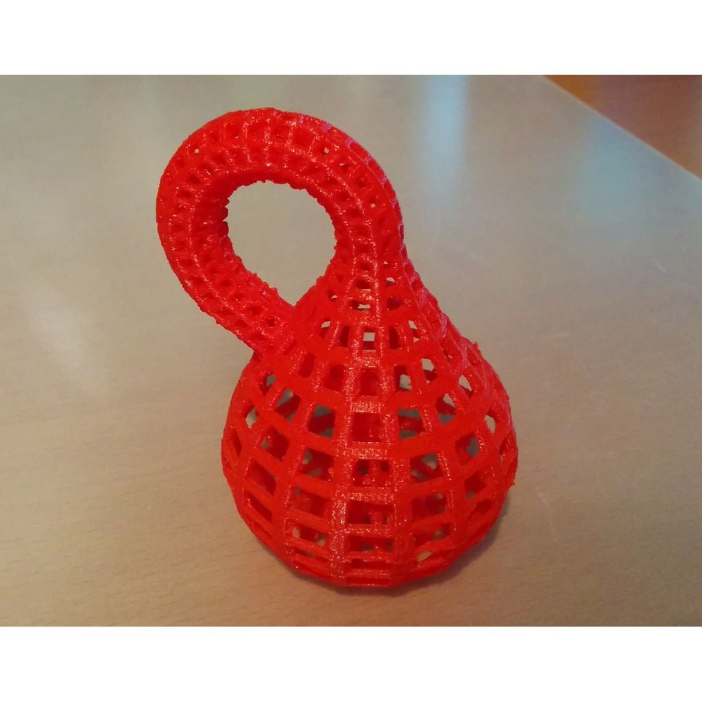 Wireframe Klein Bottle 3D model