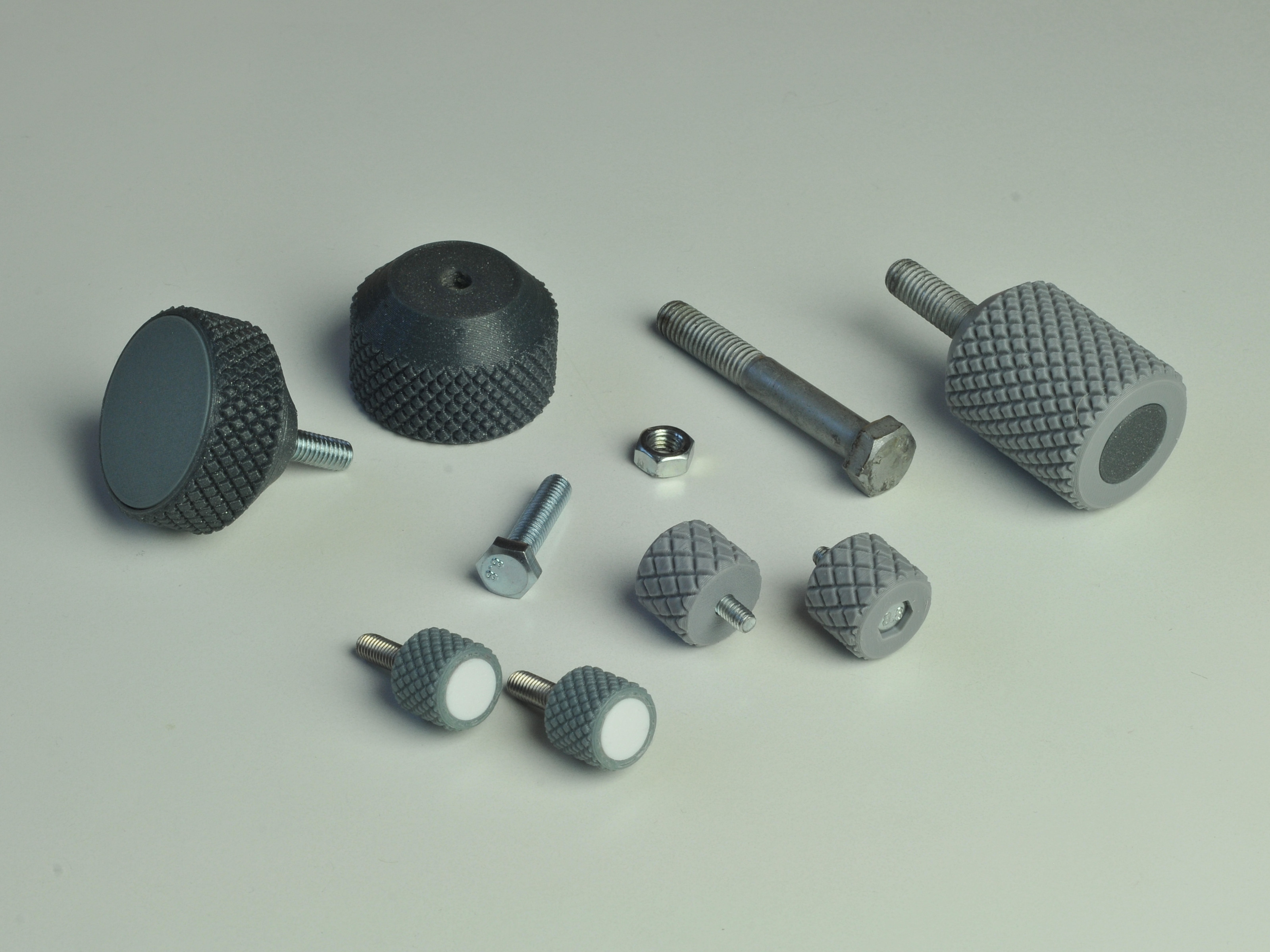 Knurled knobs generator by franpoli Download free STL model