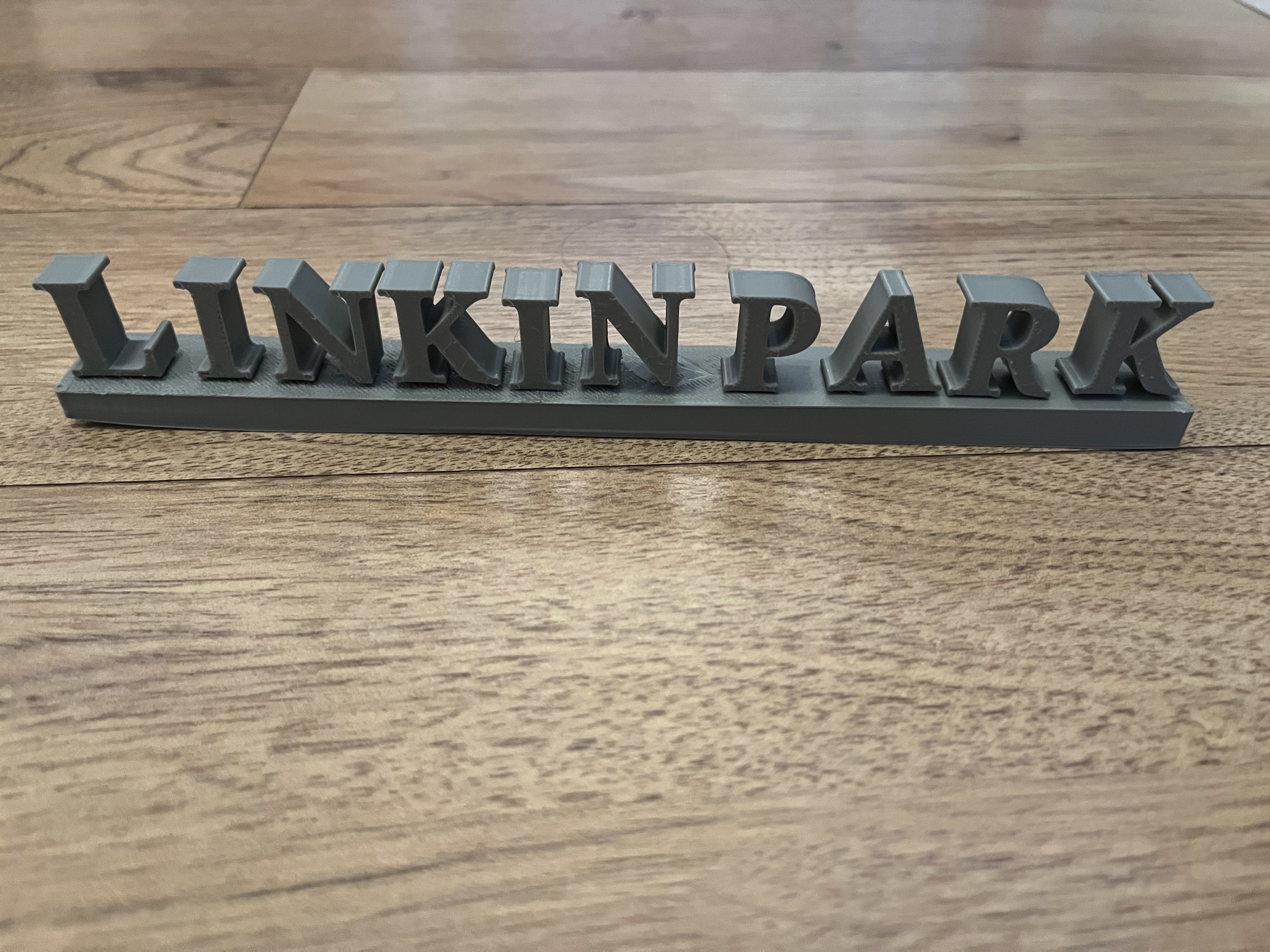 Linkin Park Letters Standing