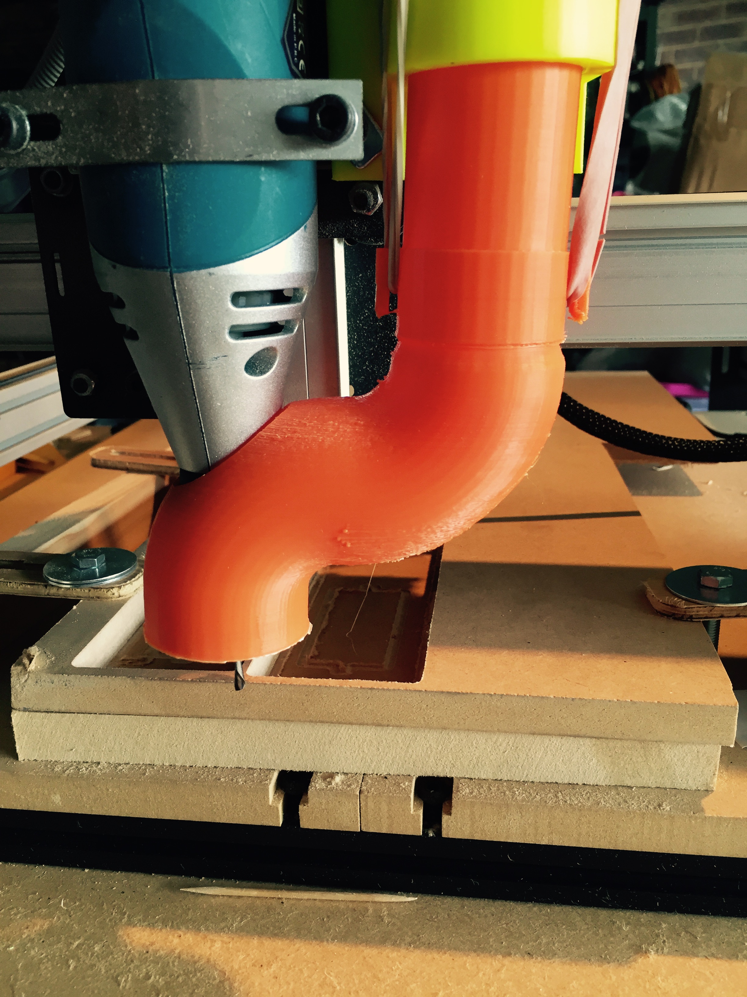 Shapeoko 2 Dust Shoe - For Stock dremel type spindle