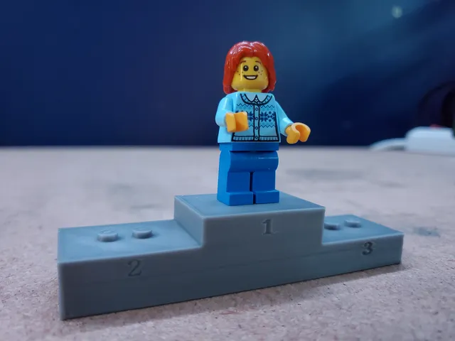 Lego Minifig Podium