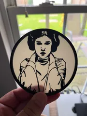 leia skywalker coasters