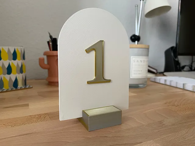 Wedding Table Numbers