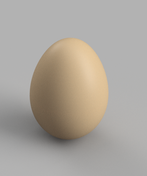 Divisible egg. (2 parts)
