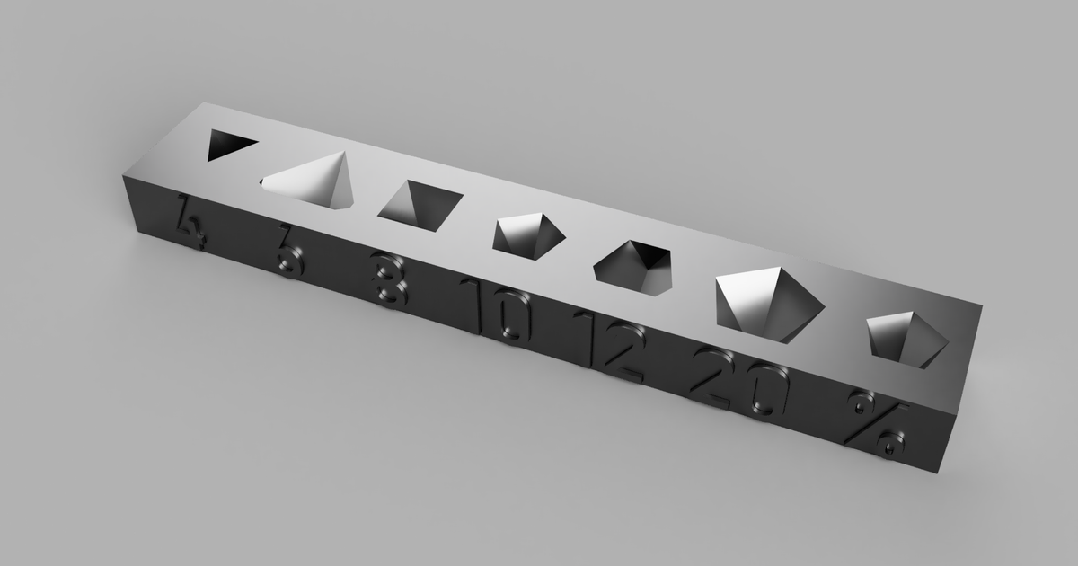 RPG Dice Tray by Abra Kadabraham Download free STL model