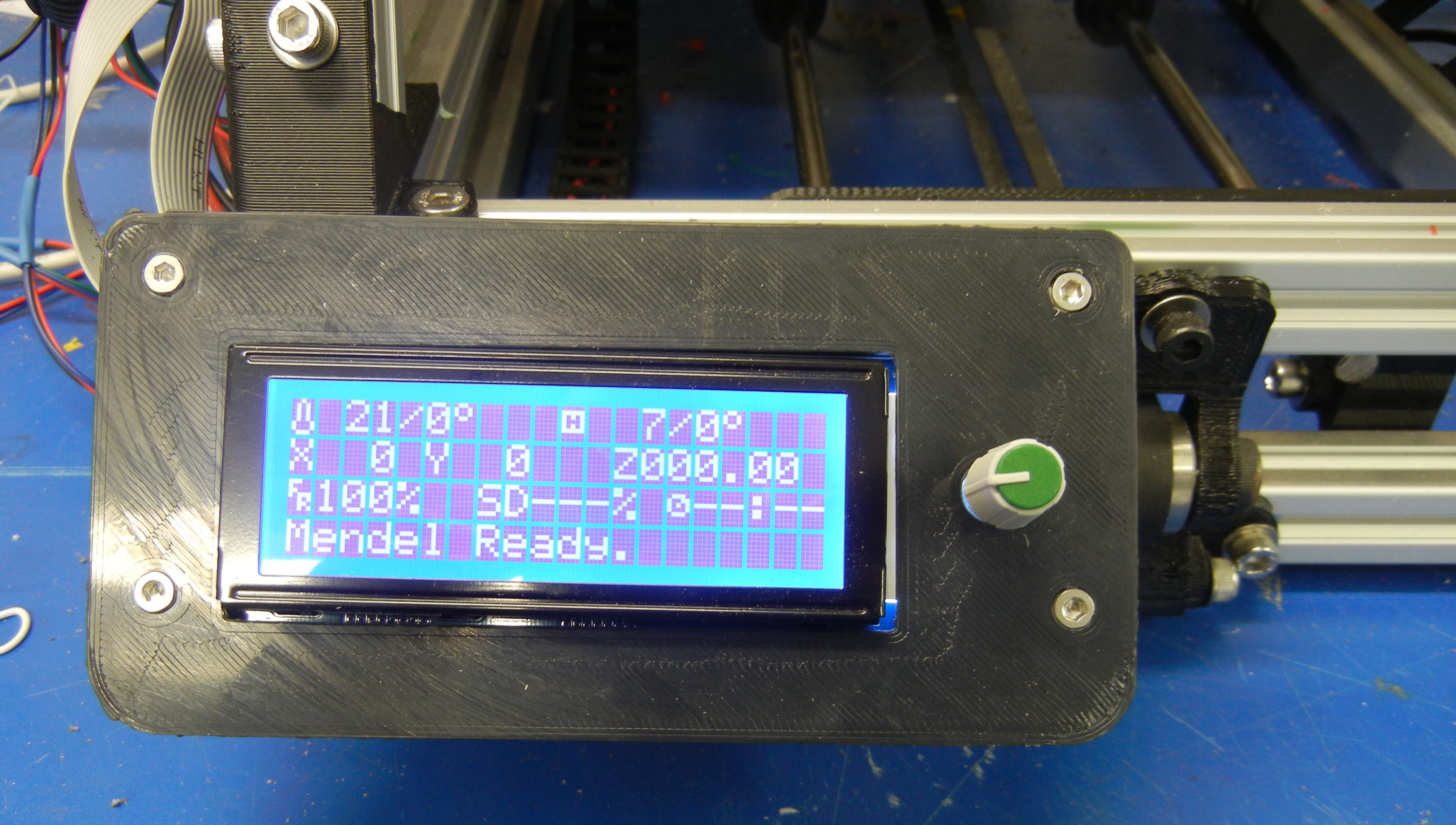 Gadgets 3D LCD Mount for MendelMax