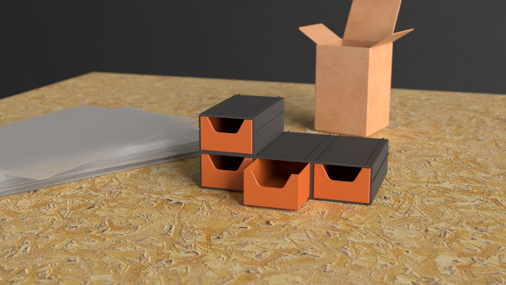 Modular Workbench Drawers – Dovetail Sliding System (3D Printable) — thumbnail 2