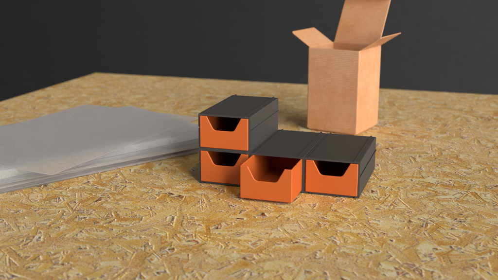 Modular Workbench Drawers – Dovetail Sliding System (3D Printable) — thumbnail 4