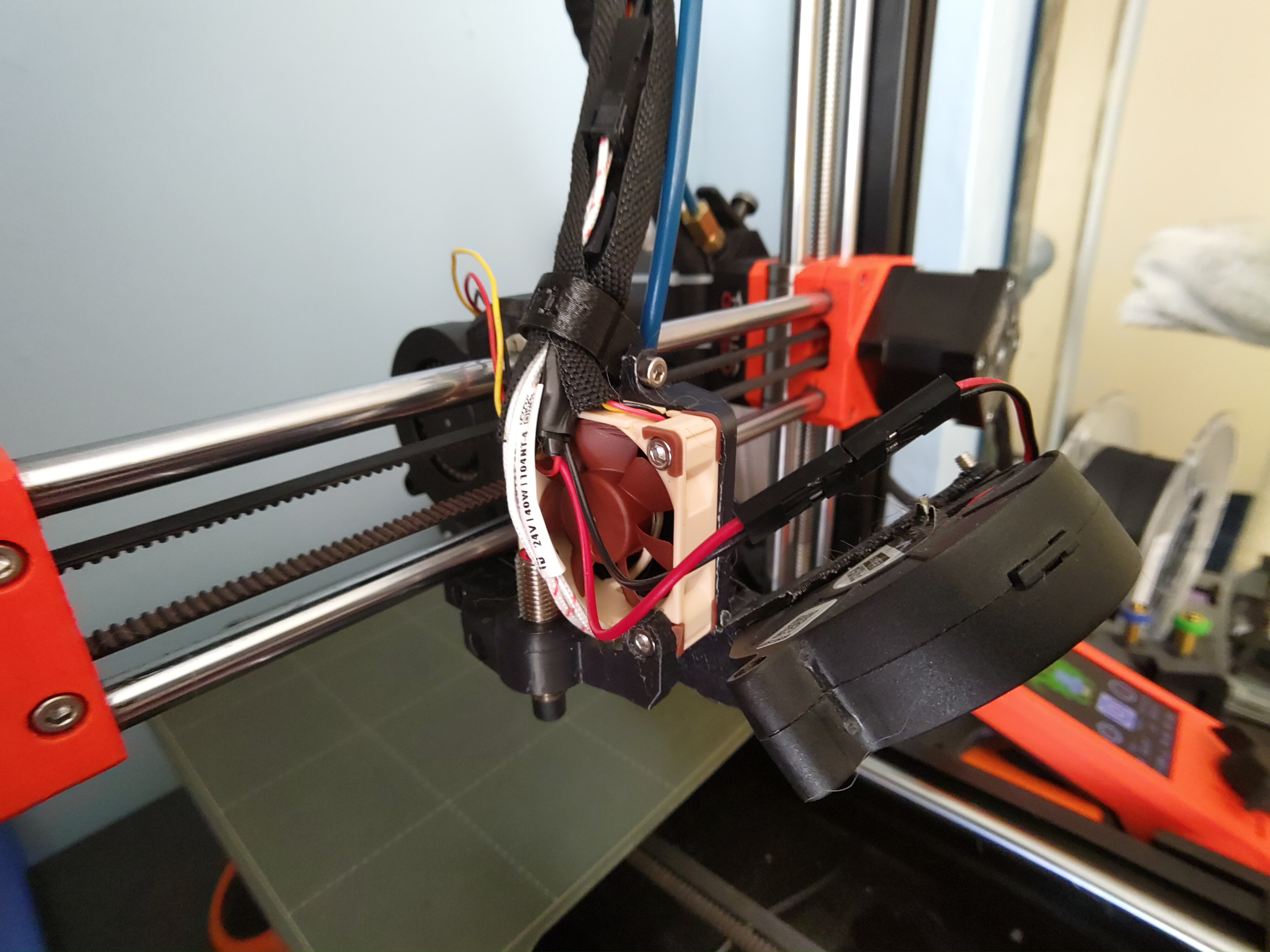 Mini+ E3D Revo Micro Edition 2 duel fan duct.