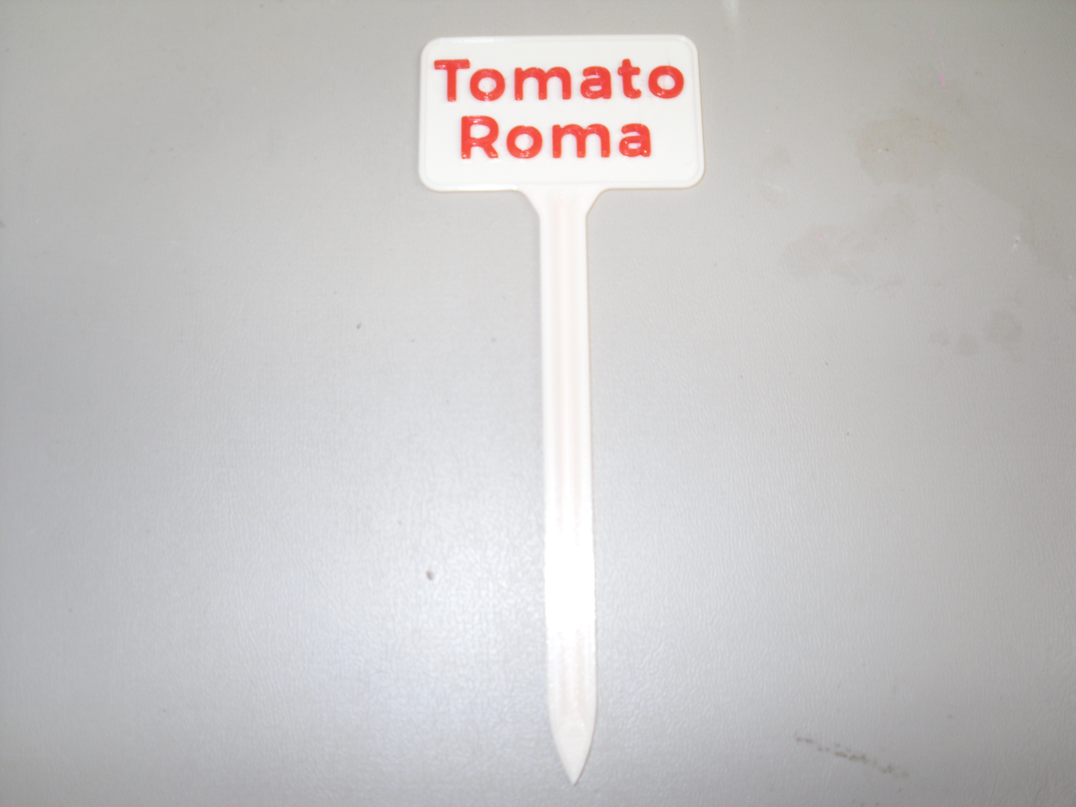 Plant Label Roma Tomato