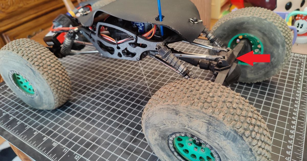 Axial Capra Rear Link Riser by Mixelplix Download free STL model