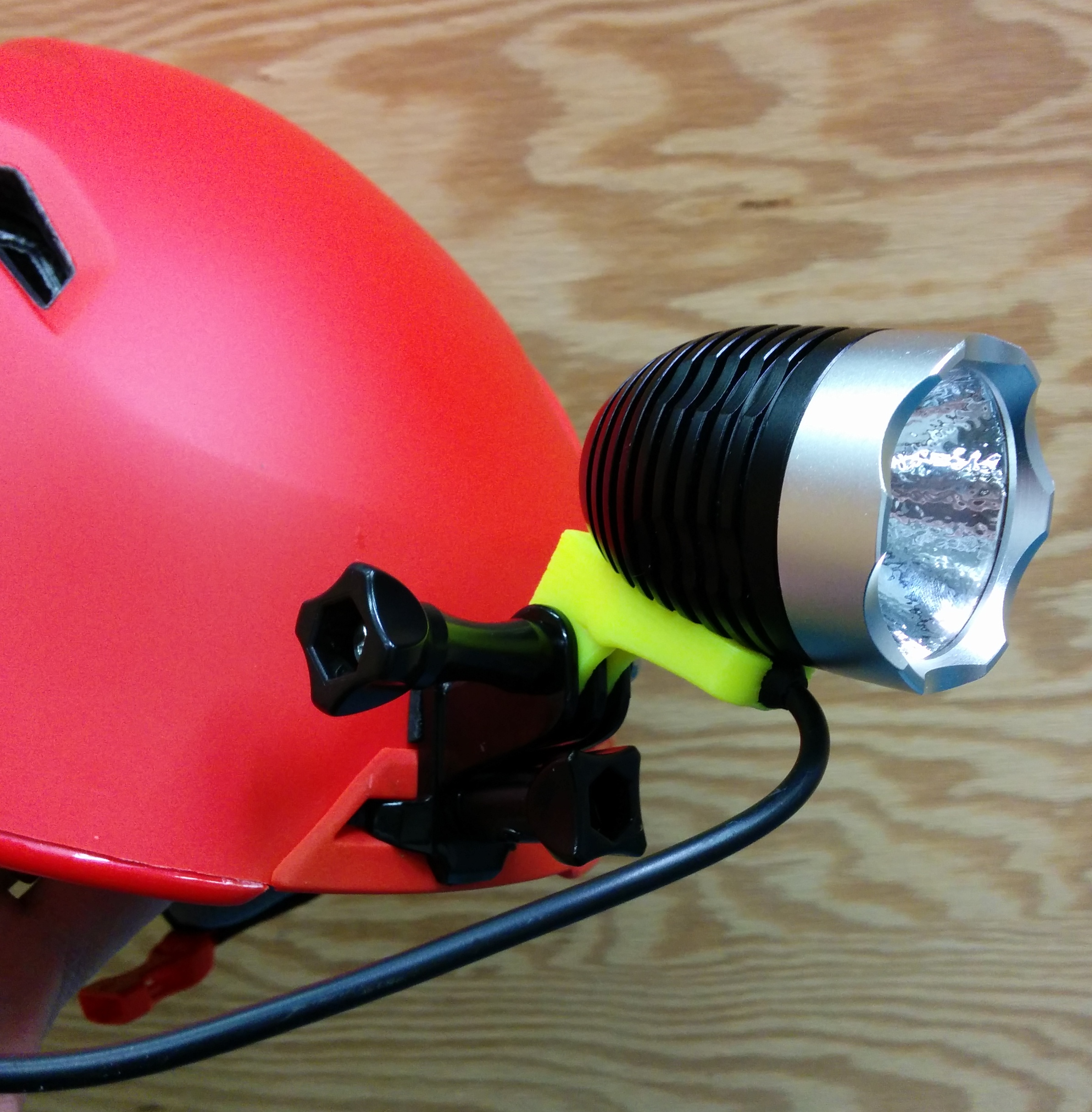 Magicshine LED headlamp mount for Giro Edit Helmet