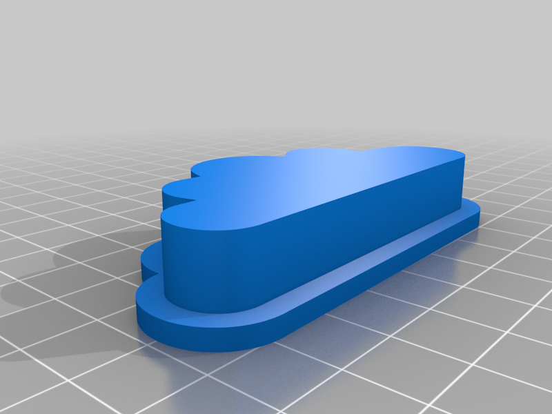 Miniatura 4 do modelo 3D Cloud bath bomb mold/press