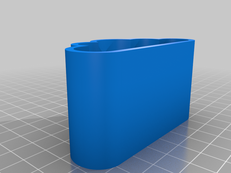 Miniatura 5 do modelo 3D Cloud bath bomb mold/press